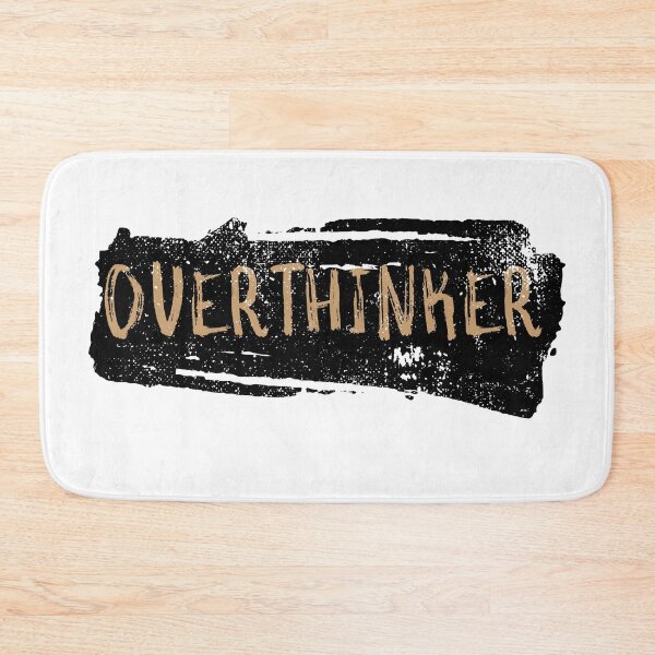 Item preview, Overthinker Vintage Gold Brush Art designed and sold by Creatively Torn.