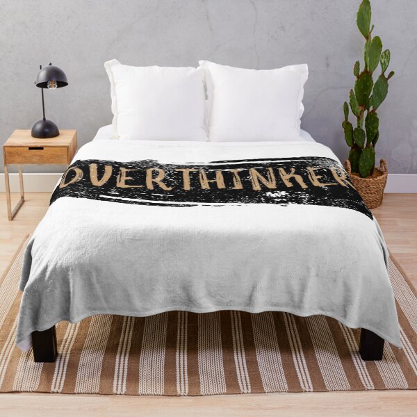 Item preview, Overthinker Vintage Gold Brush Art designed and sold by Creatively Torn.