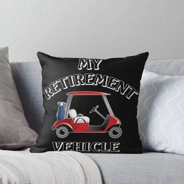 Item preview, Funny My Retirement Vehicle Golfing Cart print designed and sold by sunnym79.