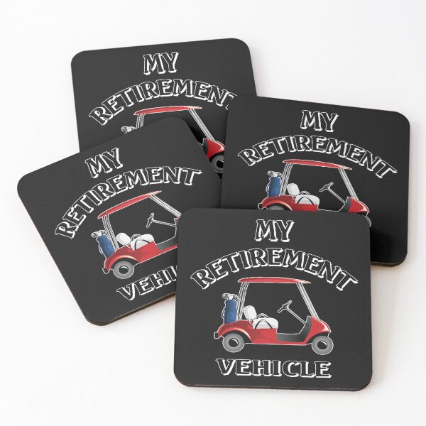 Artikelvorschau, Funny My Retirement Vehicle Golfing Cart print entworfen und verkauft von sunnym79.
