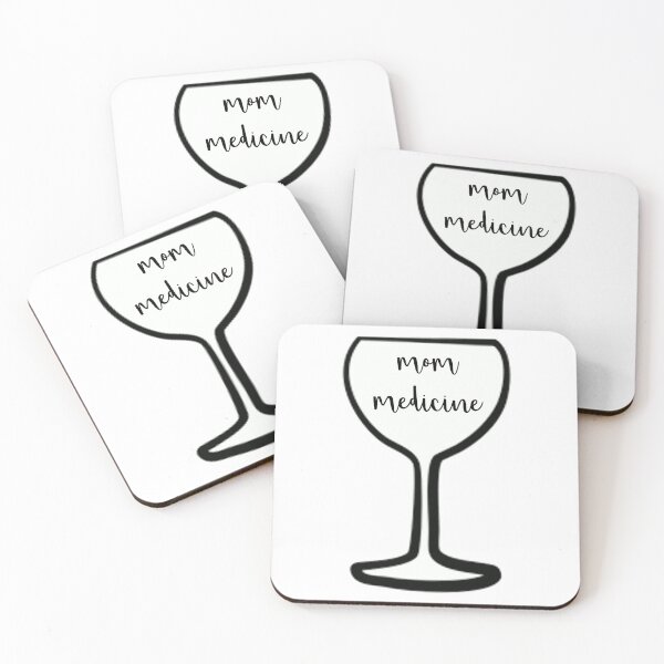 Item preview, Mom Medicine Wine Glass designed and sold by Morgan Turrentine.