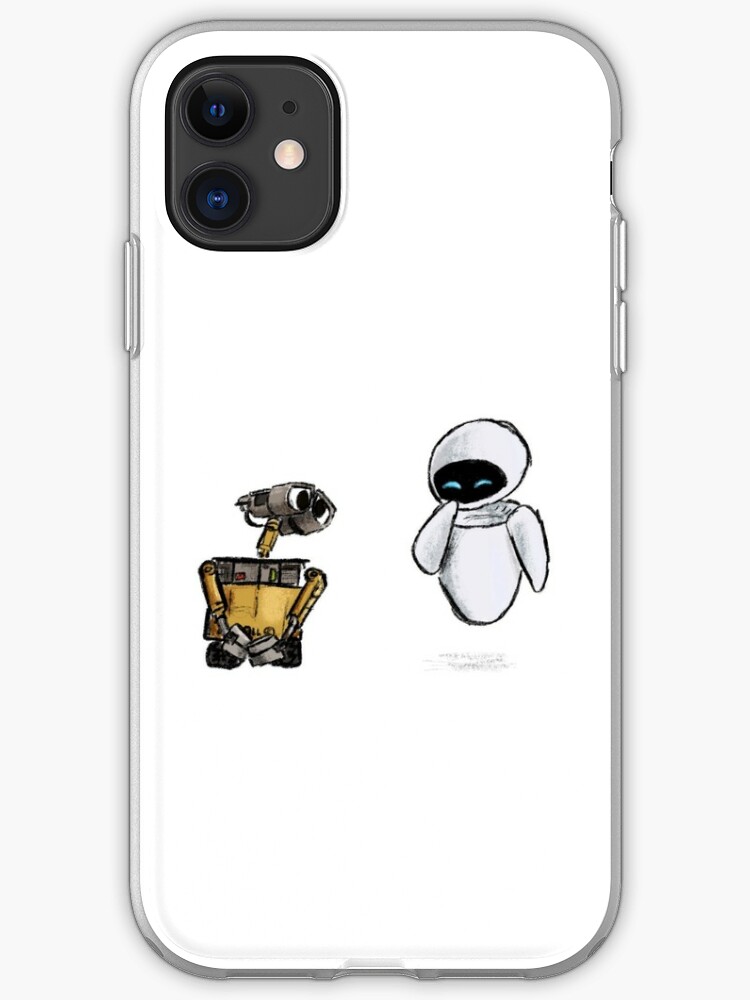 Walle And Eva Iphone Case By Quills And Ink Redbubble