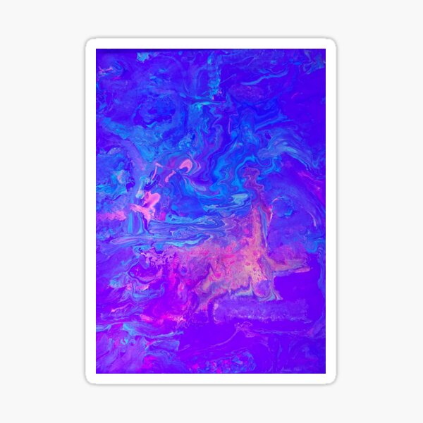 Item preview, Blacklight fluid painting designed and sold by GlitteryGirl.