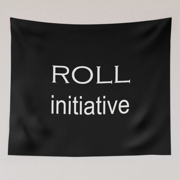 Item preview, roll initiative designed and sold by wholesomememe.