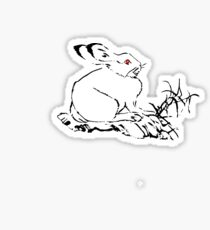 The Untamed Lantern Rabbit Sticker