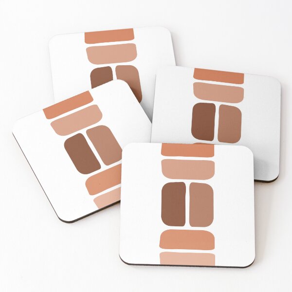 Item preview, Terracotta Abstract 08 - Modern, Contemporary Art - Abstract Organic Shapes - Earthy Brown, Sienna designed and sold by Studio Grafiikka.
