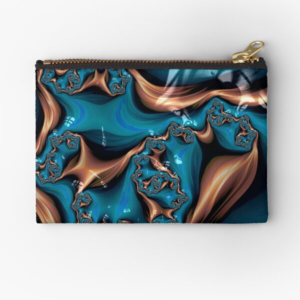 Item preview, Teal and Gold Silk designed and sold by Elisabeth Lucas.