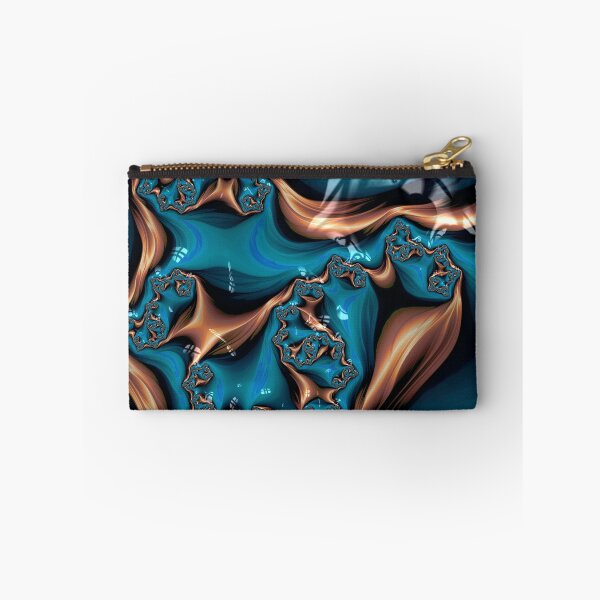 Item preview, Teal and Gold Silk designed and sold by Elisabeth Lucas.