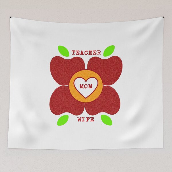 Item preview, Teacher, Mom, Wife designed and sold by TeachUrb.
