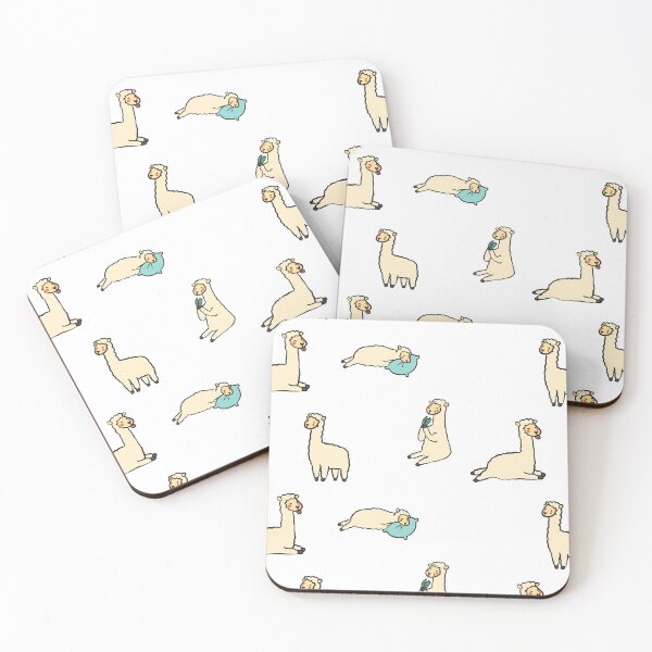 Item preview, Cute llamas pattern designed and sold by Tahuverian.