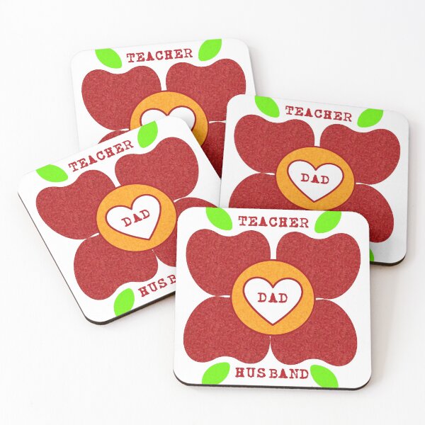 Item preview, Teacher, Dad, Husband designed and sold by TeachUrb.