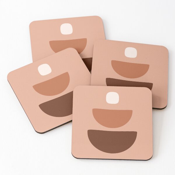 Item preview, Terracotta Abstract 09 - Modern, Contemporary Art - Abstract Organic Shapes - Earthy Brown, Sienna designed and sold by Studio Grafiikka.