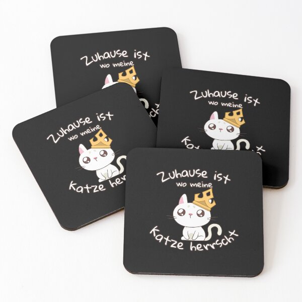Item preview, Home is where my cat rules designed and sold by Weilichesmag.