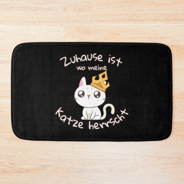Item preview, Home is where my cat rules designed and sold by Weilichesmag.
