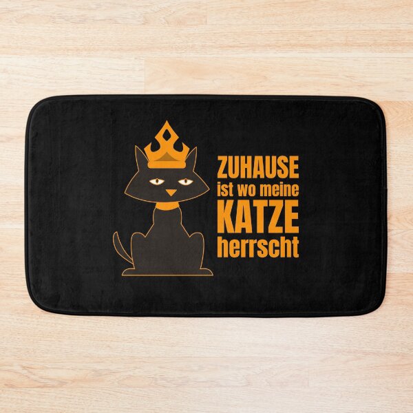 Item preview, Home is where my cat rules designed and sold by Weilichesmag.