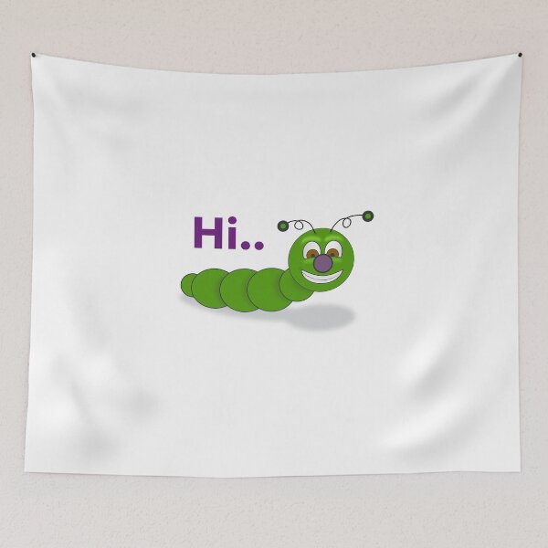 Item preview, funny green worm designed and sold by Animalhead.