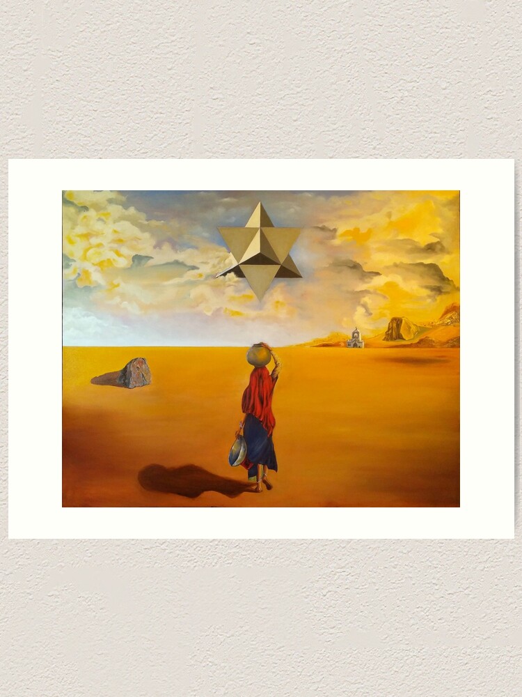 Alternate view of Merkaba Art Print