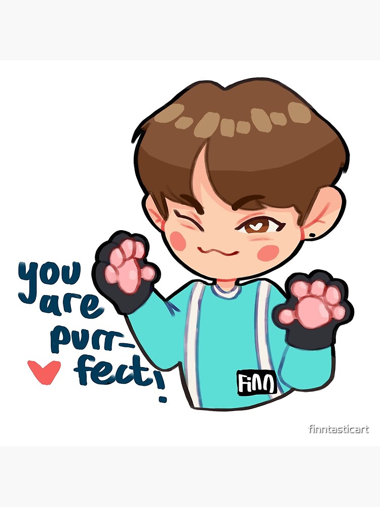 Stray Kids Lee Minho Positivity Sticker Greeting Card By Finntasticart Redbubble