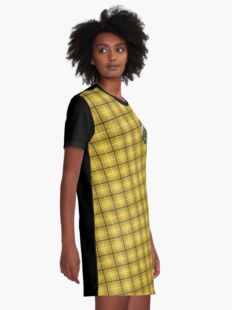 Alternate view of Badger House Plaid Graphic T-Shirt Dress