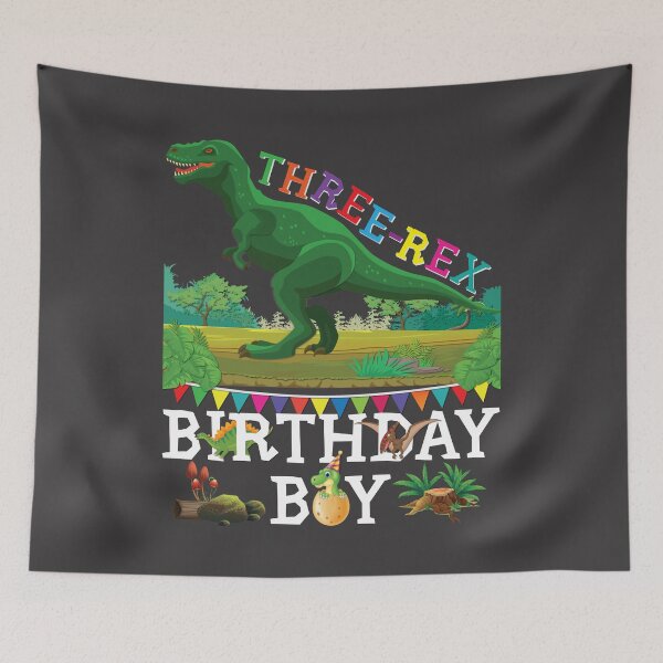 Item preview, T-Rex  Three Rex Birthday Boy Dinosaur Theme B-Day Party Gift designed and sold by Pingestre.