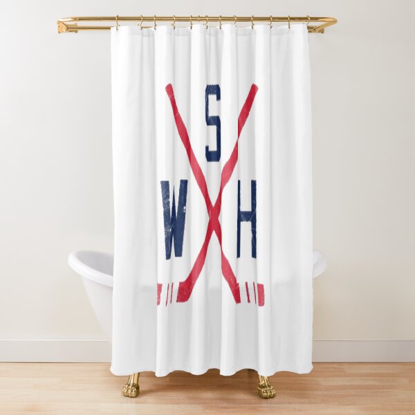 Washington capitals shower store curtain