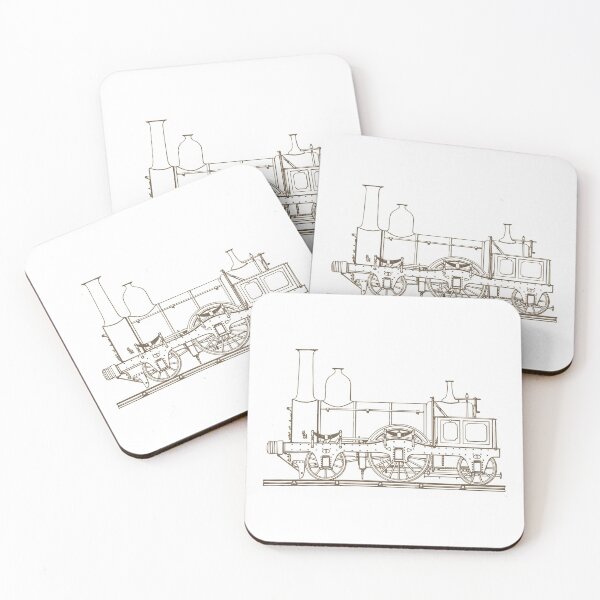 Item preview, Classic steam engine train drawing designed and sold by Animalhead.