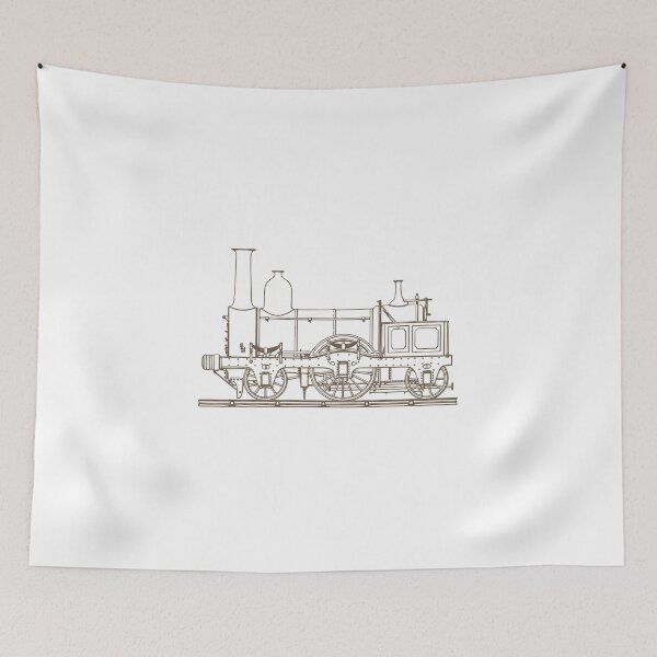 Item preview, Classic steam engine train drawing designed and sold by Animalhead.