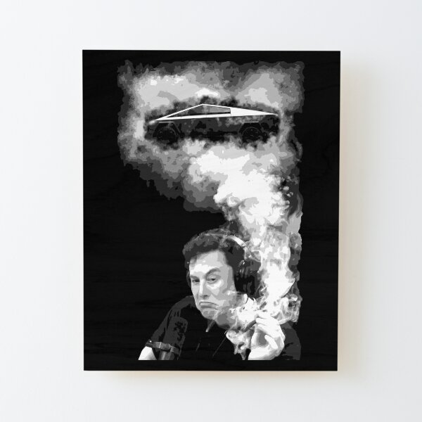 Wall Art Print Sport Car Auto with Smoke, Gifts & Merchandise