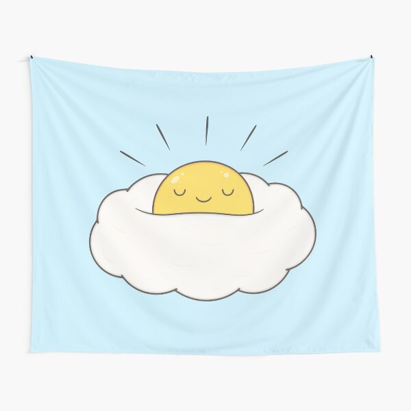 Sonnenschein zum Frühstück / Eiwolke Wandbehang