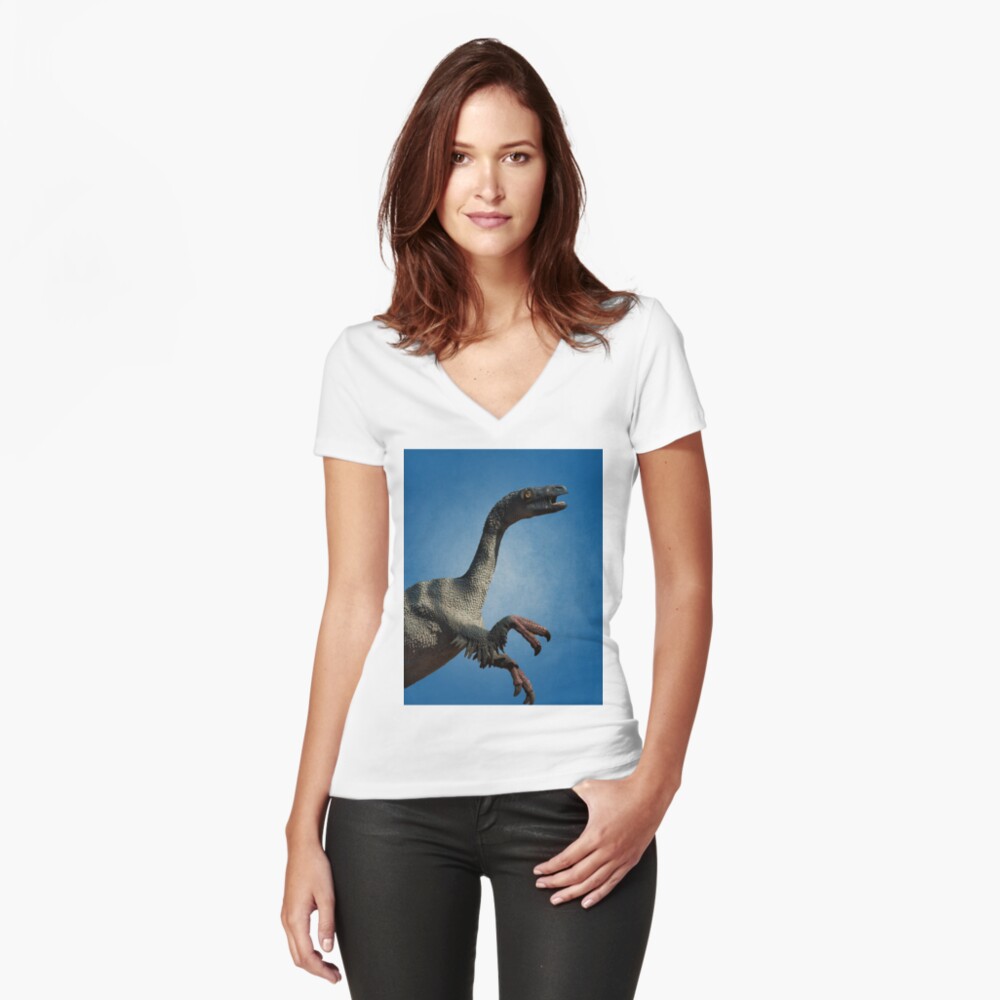 Item preview, Fitted V-Neck T-Shirt designed and sold by DNAtured.