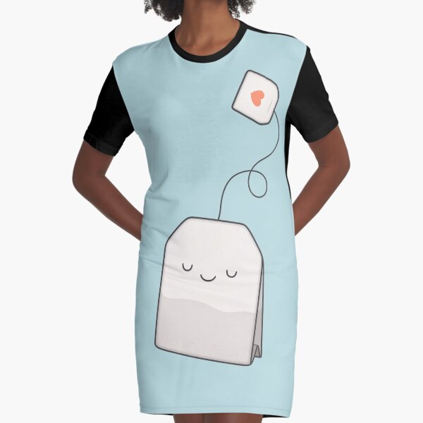 Tea time Graphic T-Shirt Dress