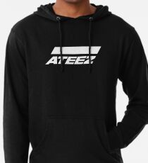 ATEEZ Logo (White) Lightweight Hoodie