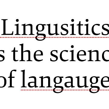 Artwork thumbnail, Lingusitics by Because Language shop