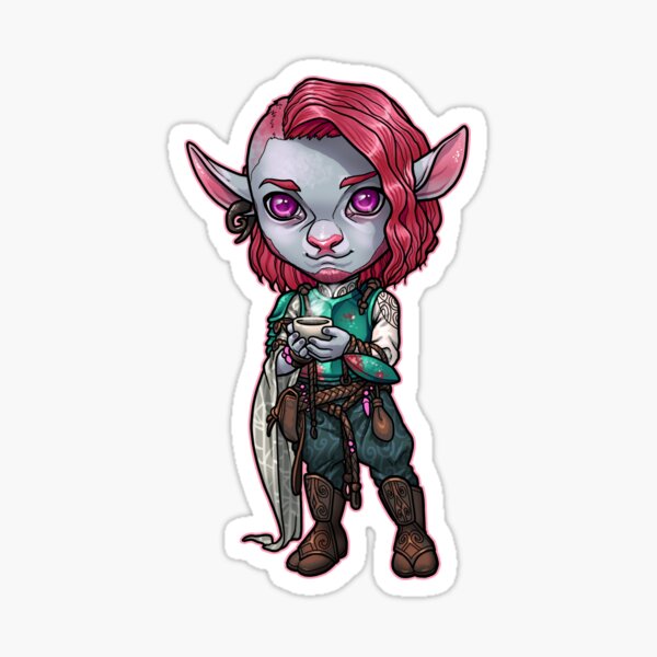 Caduceus Chibi Sticker