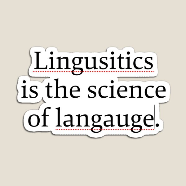 Item preview, Lingusitics designed and sold by Because Language shop.