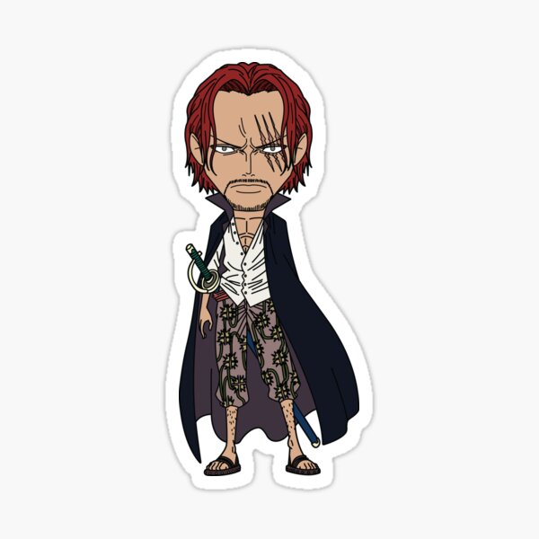 Red Hair Pirates Stickers Redbubble