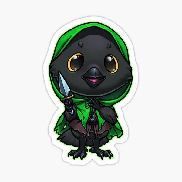 Kiri the Kenku Chibi Sticker