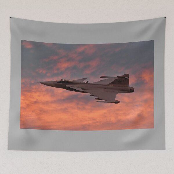 Item preview, Swedish Air Force SAAB Gripen at Sunset designed and sold by Steve H Clark.