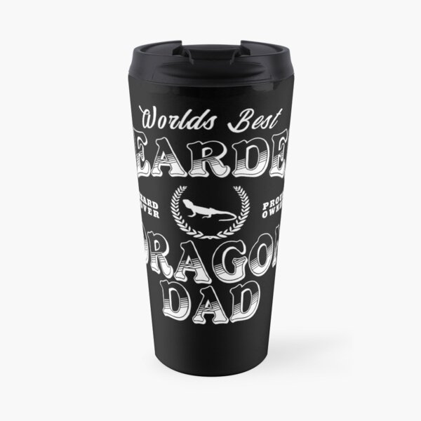 Worlds Best Bearded Dragon Dad Travel Mug