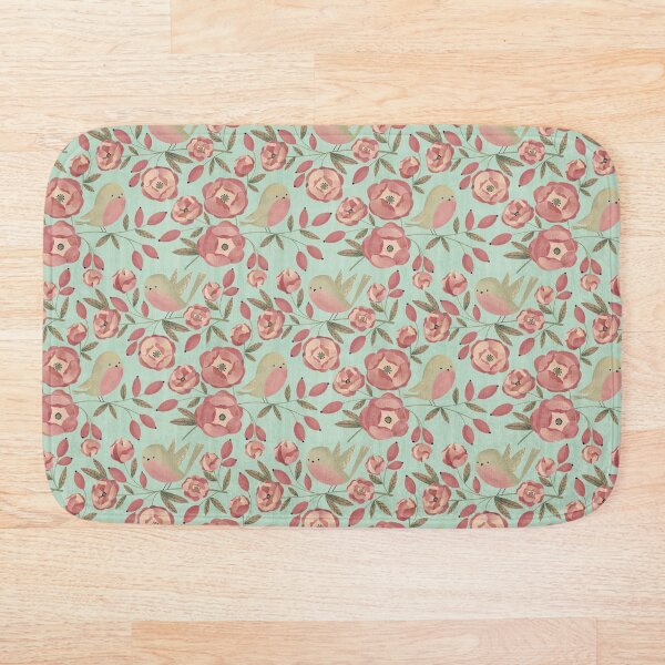 Item preview, Winter birds and flowers vintage design designed and sold by Angela Sbandelli.