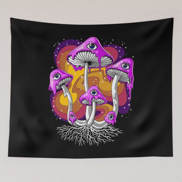 Item preview, Psychedelic Magic Mushrooms designed and sold by underheaven.