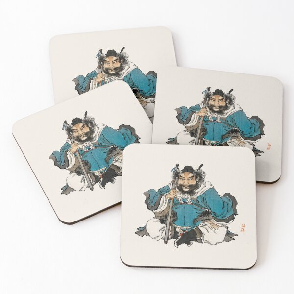 Item preview, Warrior by Kōno Bairei (1844-1895). designed and sold by OBJETDART.