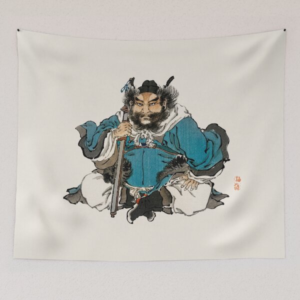Item preview, Warrior by Kōno Bairei (1844-1895). designed and sold by OBJETDART.