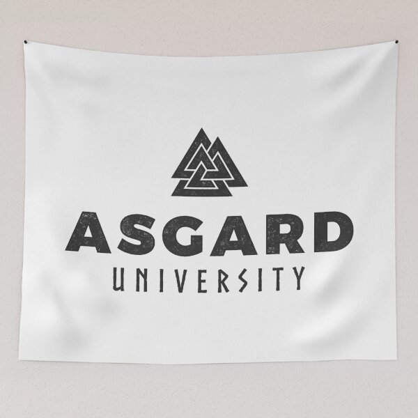 Aperçu de l'œuvre Université Asgard Design créée et vendue par MightyOwlDesign.