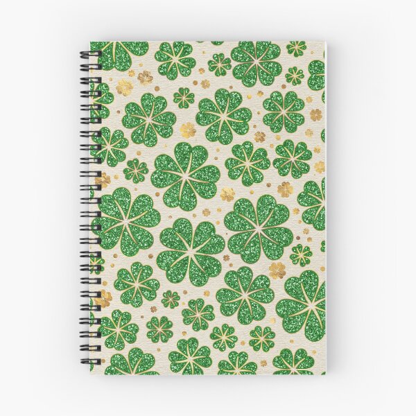 Item preview, Lucky Shamrock Four-leaf Clover Pattern designed and sold by k9printart.