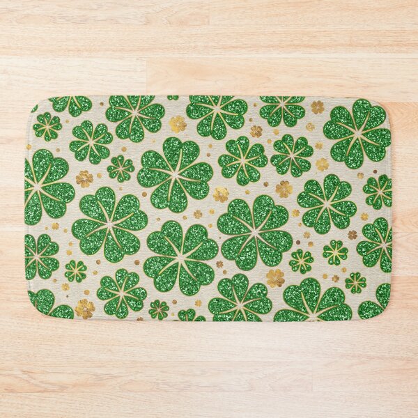 Item preview, Lucky Shamrock Four-leaf Clover Pattern designed and sold by k9printart.