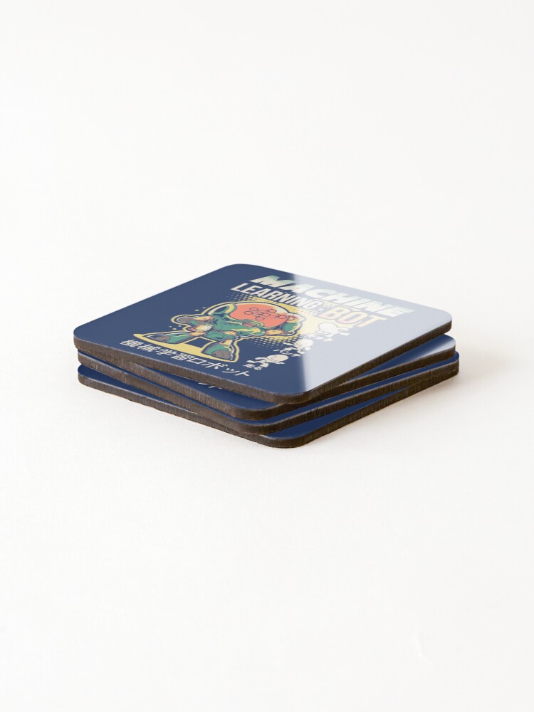 Thumbnail 4 of 5, Coasters (Set of 4), Machine Learning Bot designed and sold by wuhu.