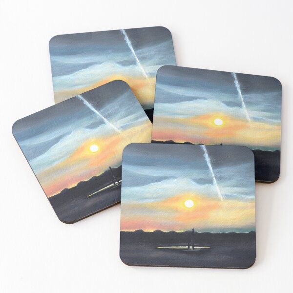 Item preview, Serene sunset at Bath Uk designed and sold by artbymanjiri.