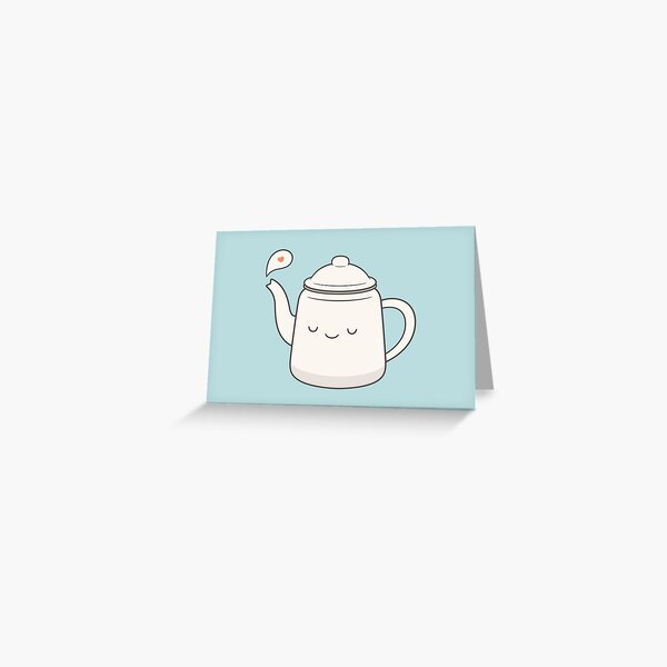 Teapot Greeting Card