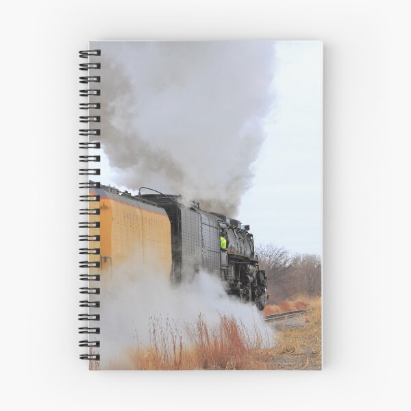 Item preview, Big Boy 4014 with Smoke,Steam and Prairie grass Black Wolf Kansas designed and sold by ROBERTDBROZEK.